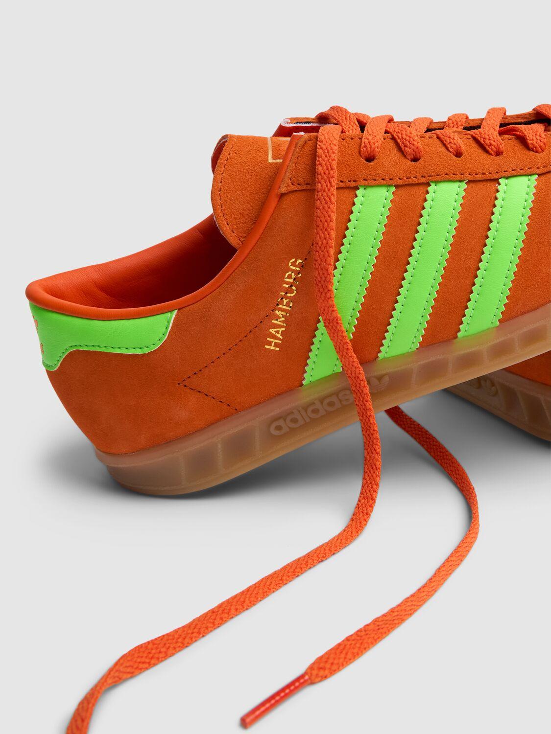 Adidas originals hamburg orange sale