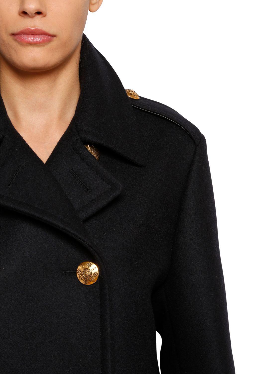 Givenchy double breasted wool coat Clearance