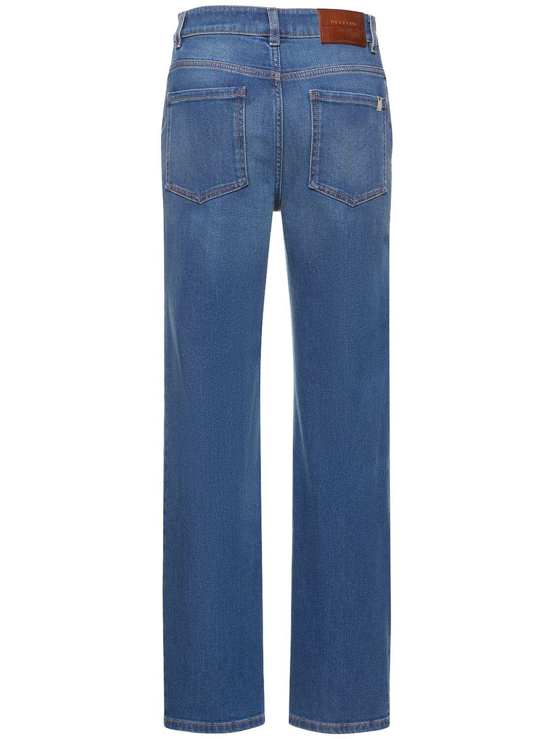 Weekend by Maxmara Ortisei Straight Fit Jeans Col: Navy Denim, Size: 12 in  Blue