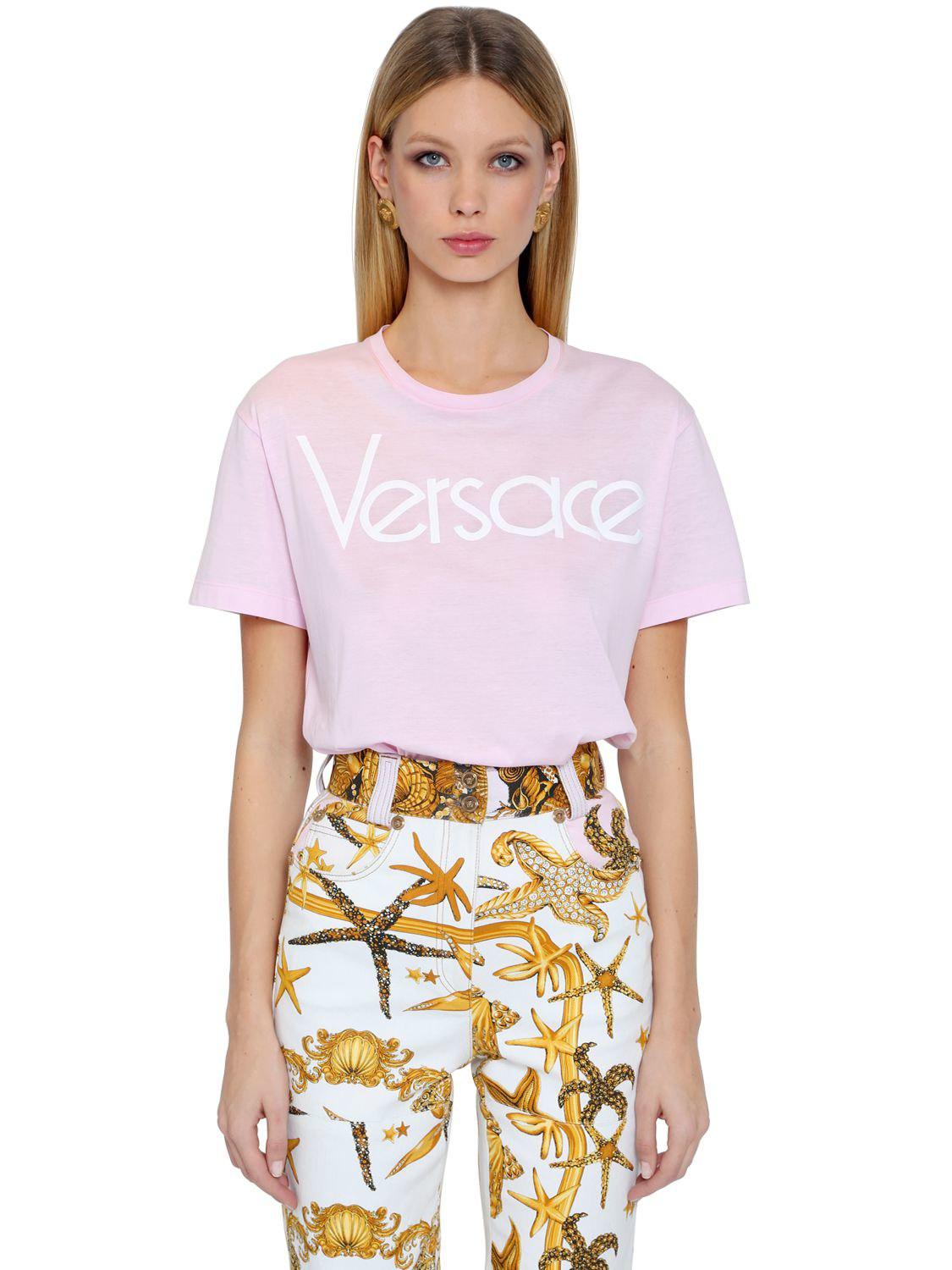 pink versace top