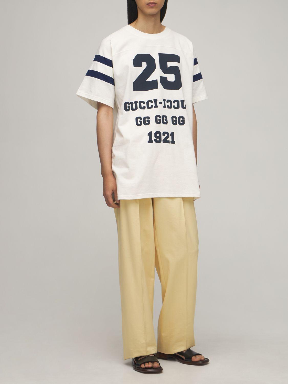 メンズ Gucci 25 Eschatology 1921 コットンtシャツ ホワイト | Lyst メンズ Gucci 25 Eschatology 1921 コットンtシャツ ホワイト | Lyst