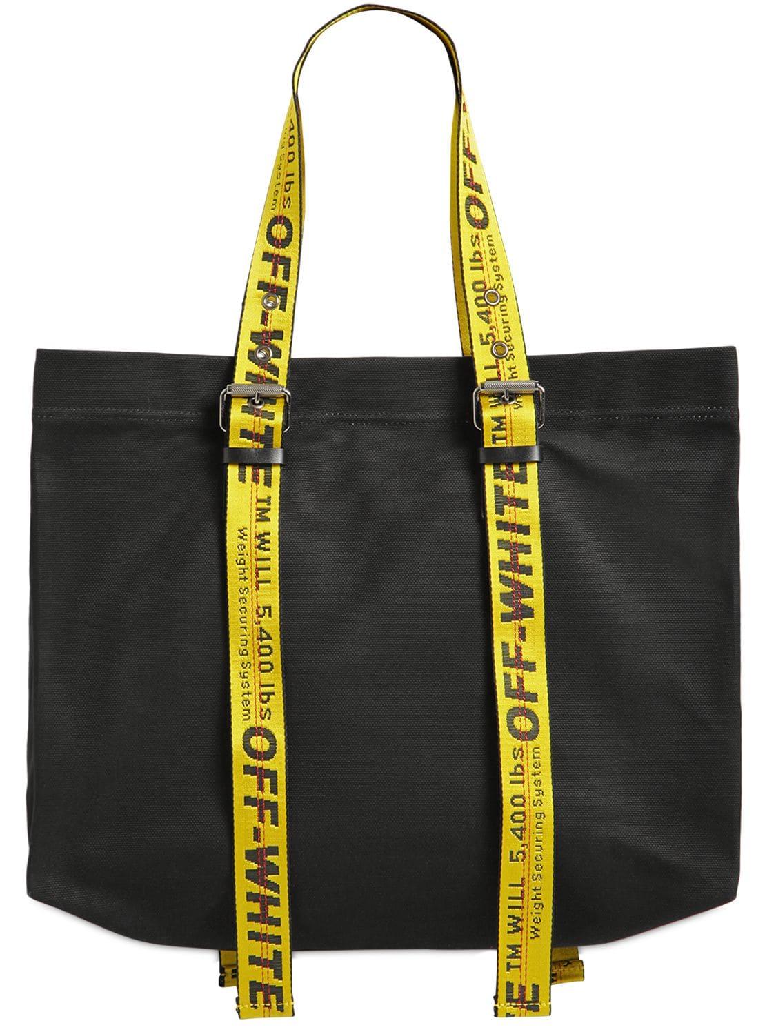 off white canvas bag