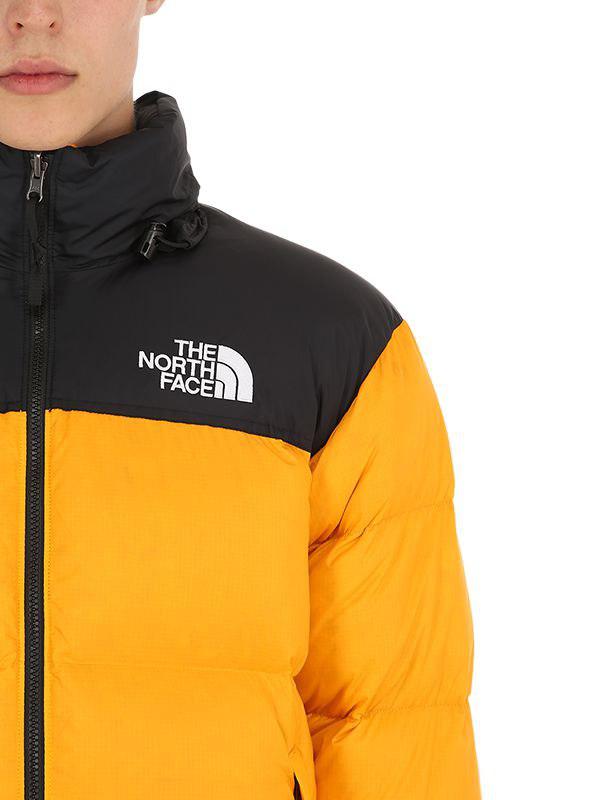 north face nuptse zinnia orange