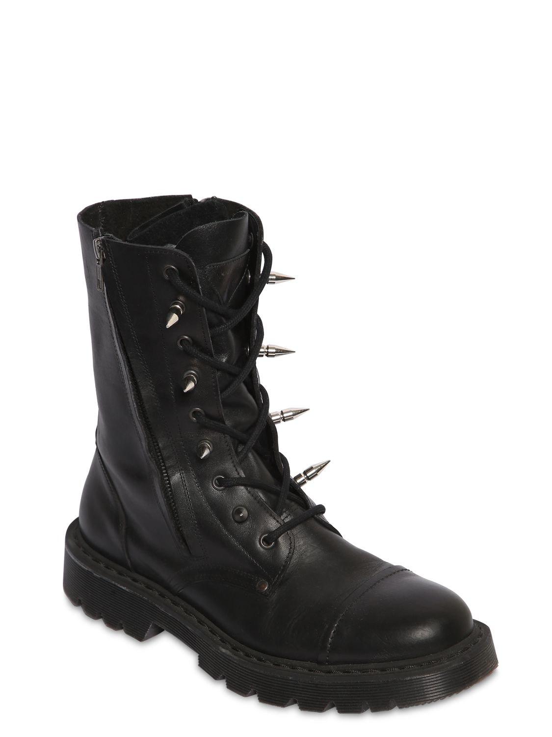 vetements combat boots