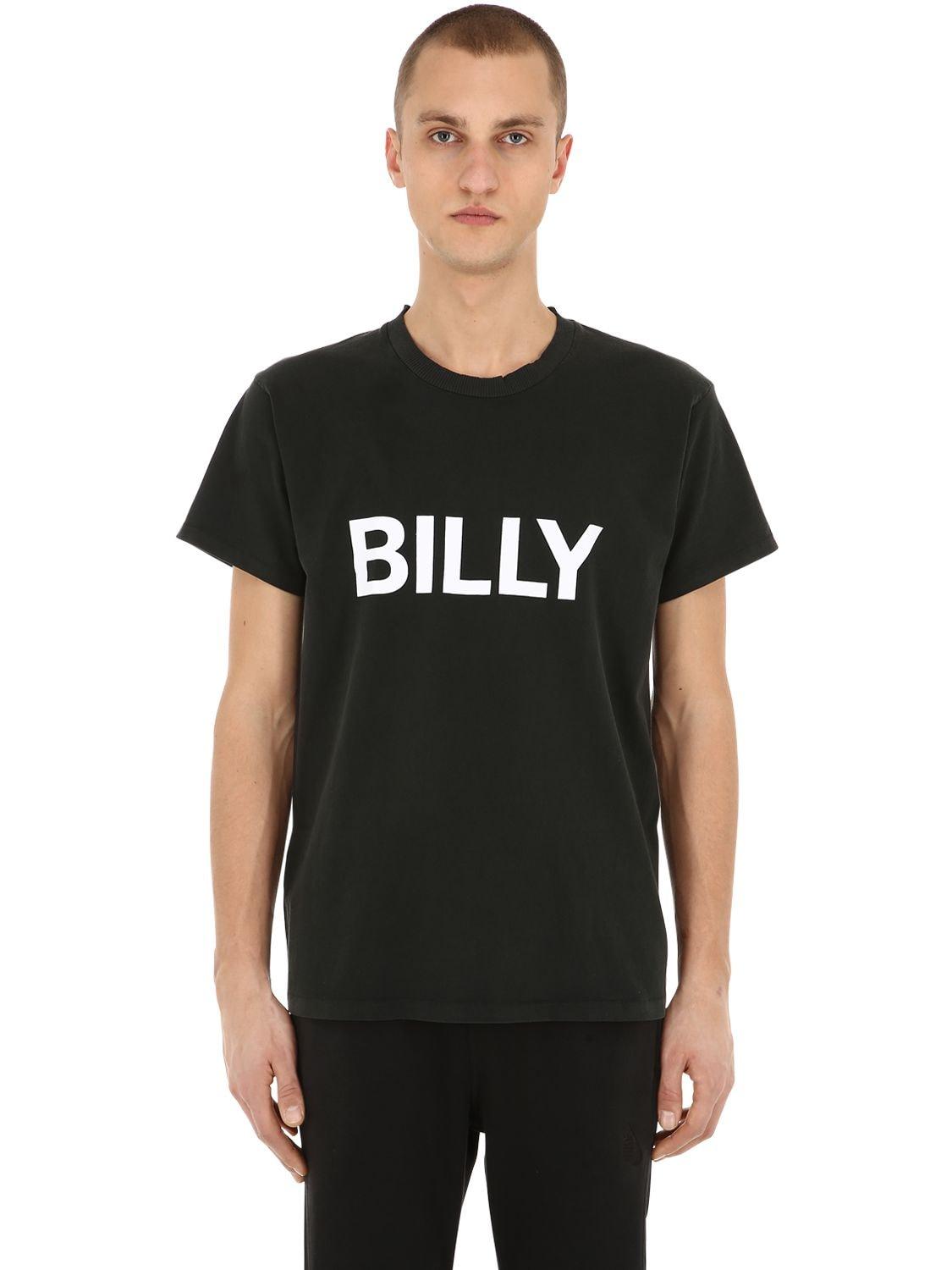 Billy Classic Logo Cotton Jersey T-shirt in Black for Men | Lyst
