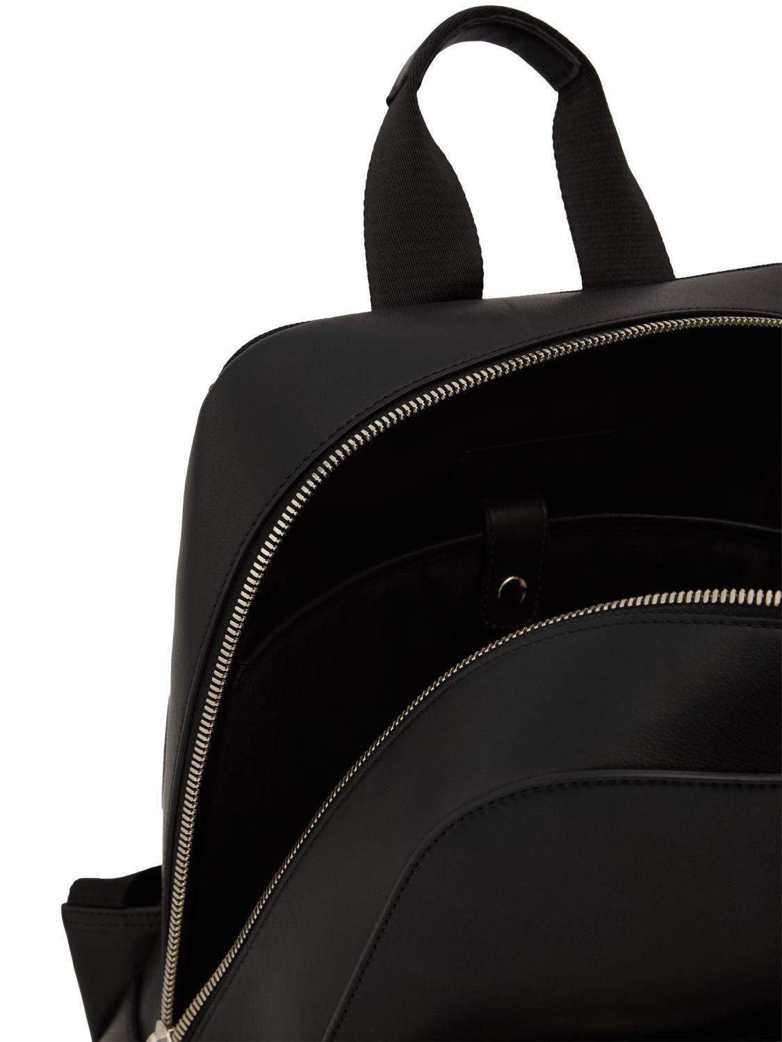 DSquared² Dc Leather Backpack in Black for Men | Lyst