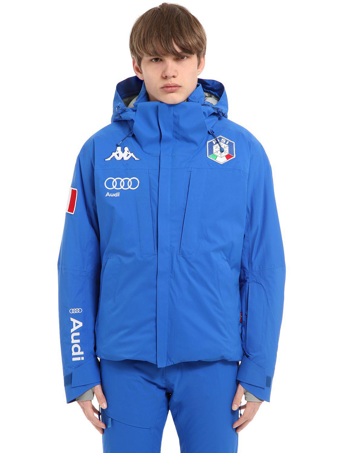 Tidsserier sol Måler Kappa Fisi Italian Ski Team Jacket in Blue for Men | Lyst UK