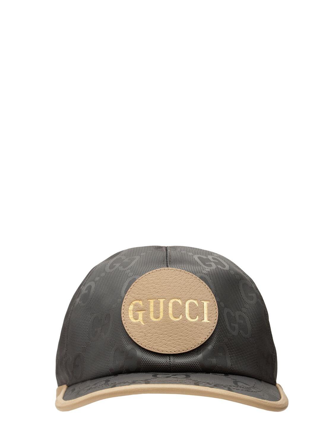Gucci Gg Off The Grid Nylon Baseball Hat in Gray | Lyst