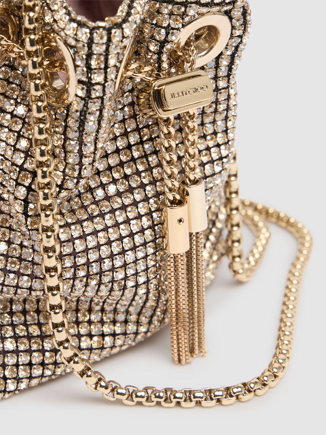 Jimmy Choo レディース Micro Bon Bon クリスタルトップハンドル Jimmy Choo レディース Micro Bon Bon クリスタルトップハンドル