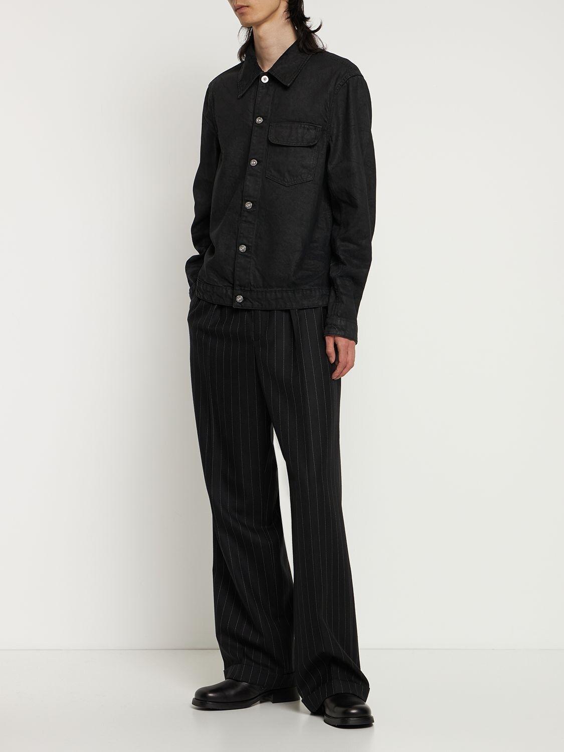 Our Legacy Rebirth Waxed Denim Jacket in Black for Men | Lyst