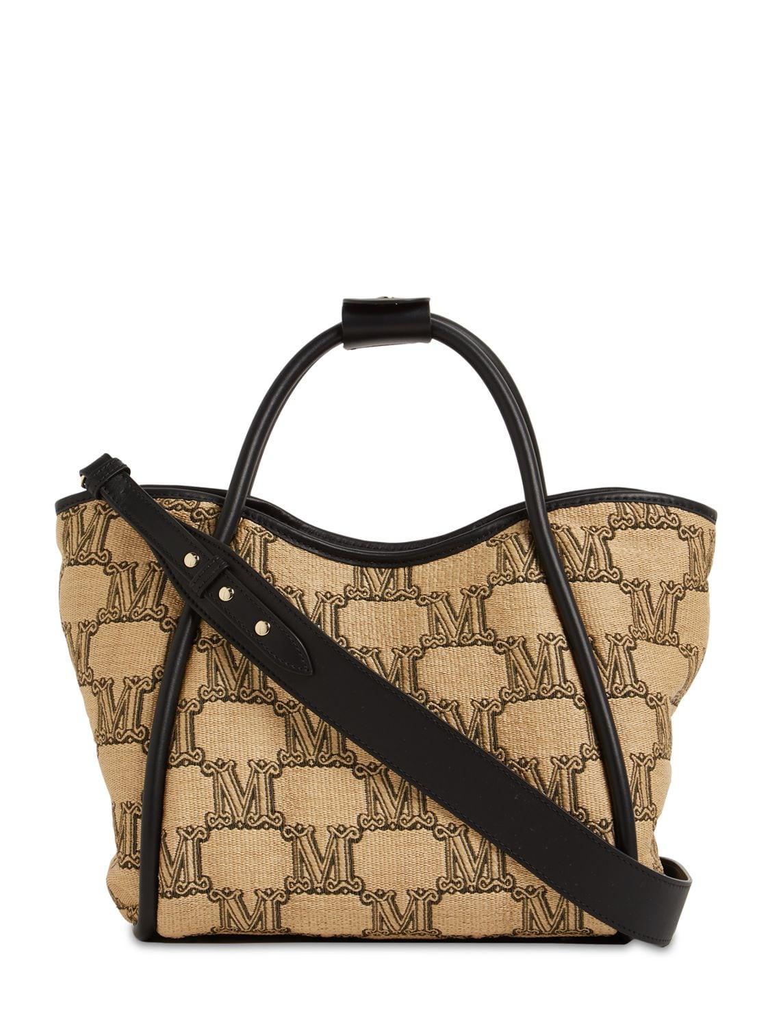 Max Mara Small Marinsm Monogram Jacquard Tote Bag | Lyst