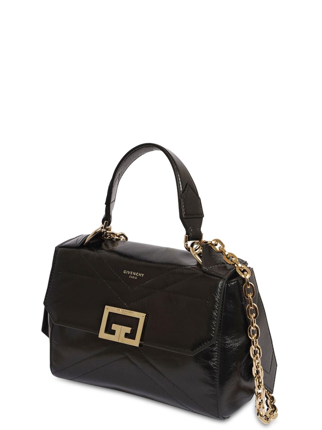 Givenchy Id Small Leather Shoulder Bag in Black | Lyst Canada