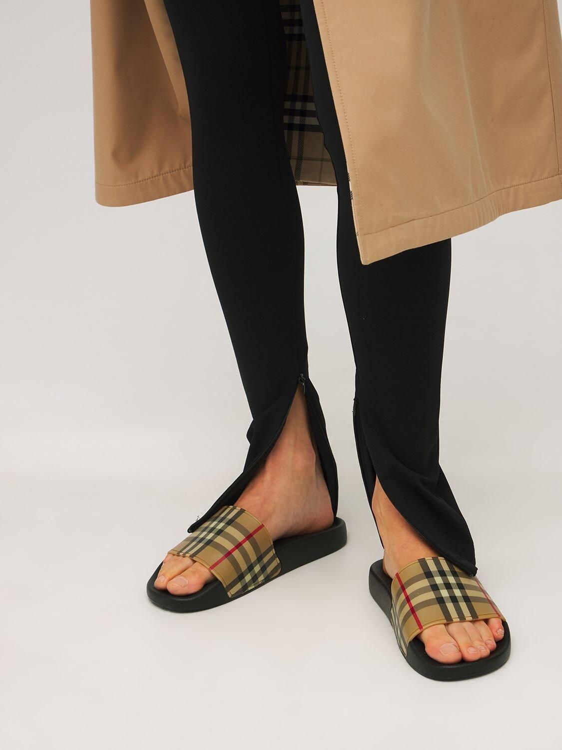 women burberry slides