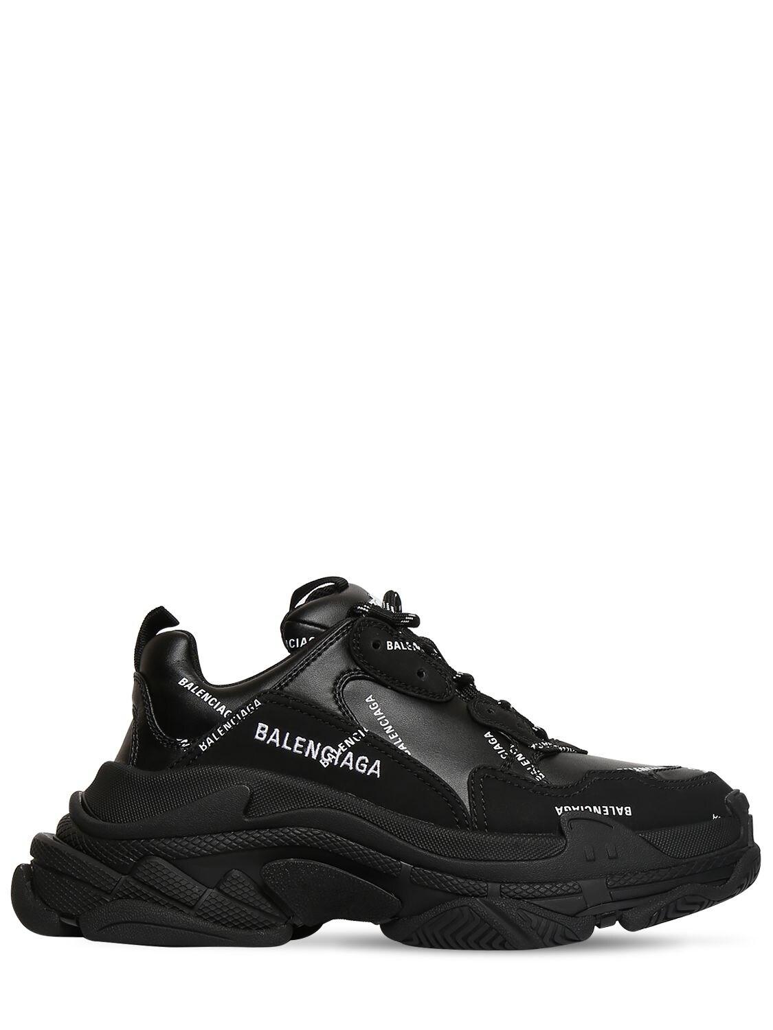 Balenciaga 'triple S' Sneakers in Black | Lyst