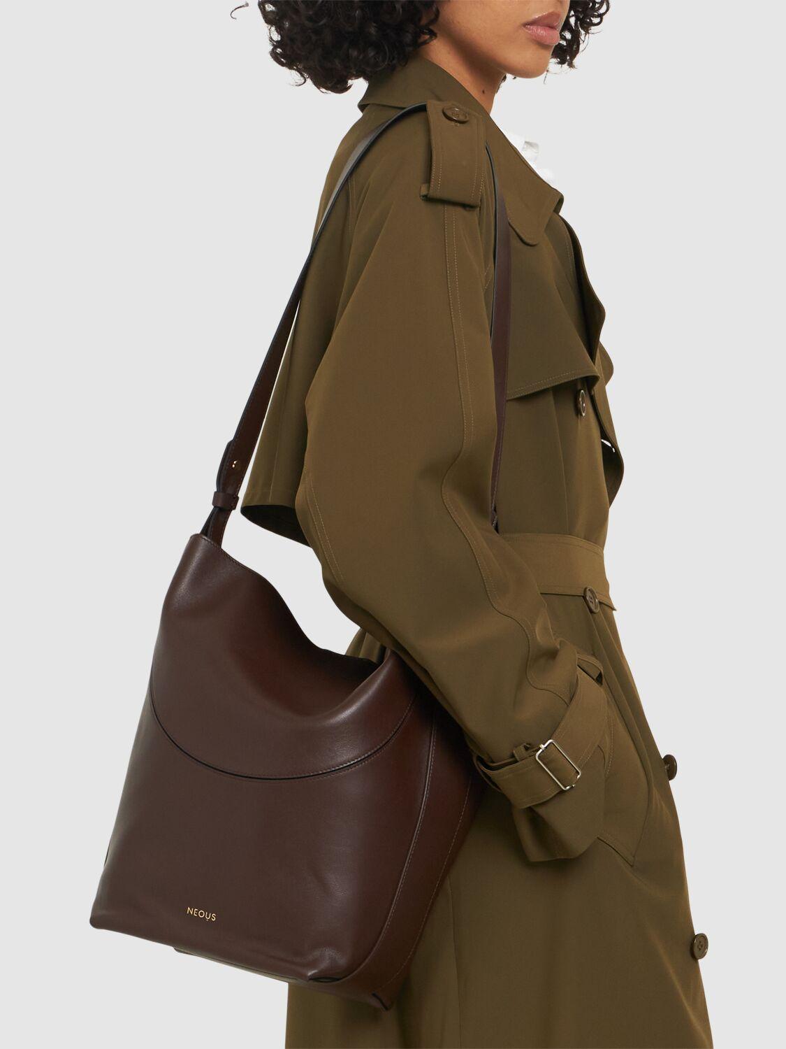 Neous Medium Pavo Leather Tote Bag in Brown | Lyst