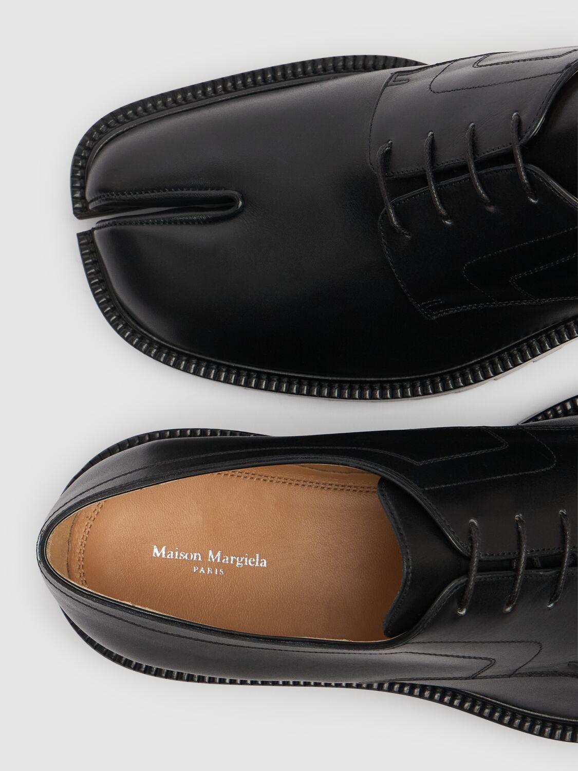 Maison Margiela メンズ ブラック Tabi County レースアップシューズ 