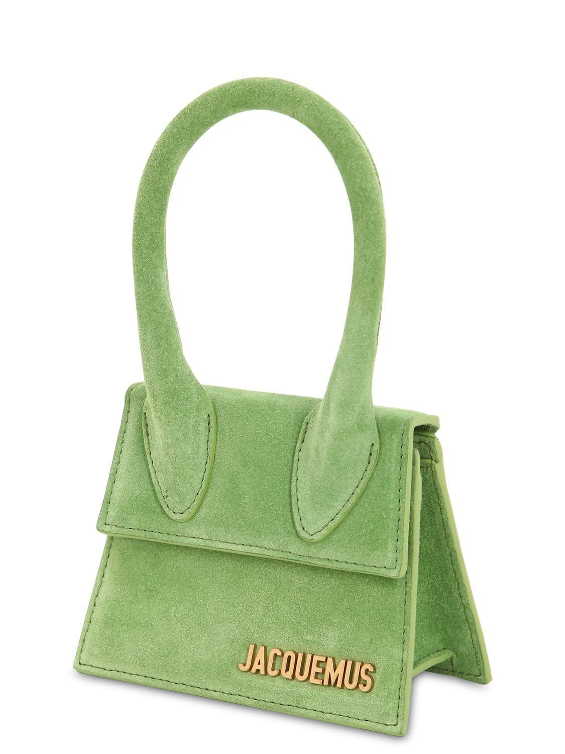 Jacquemus Le Chiquito Mini Suede Bag in Green Lyst
