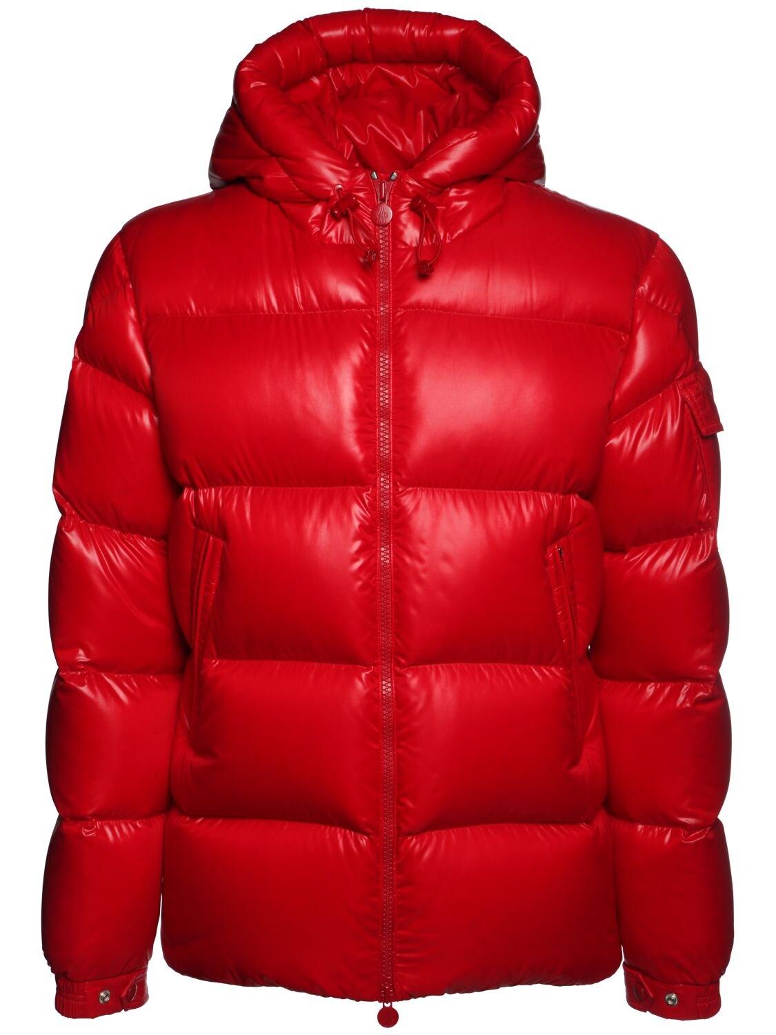 moncler down jacket red