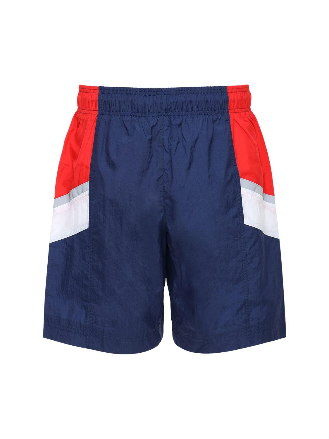 Nike Synthetic Windrunner Woven Nylon Shorts in Navy/Red (Blue) for Men
