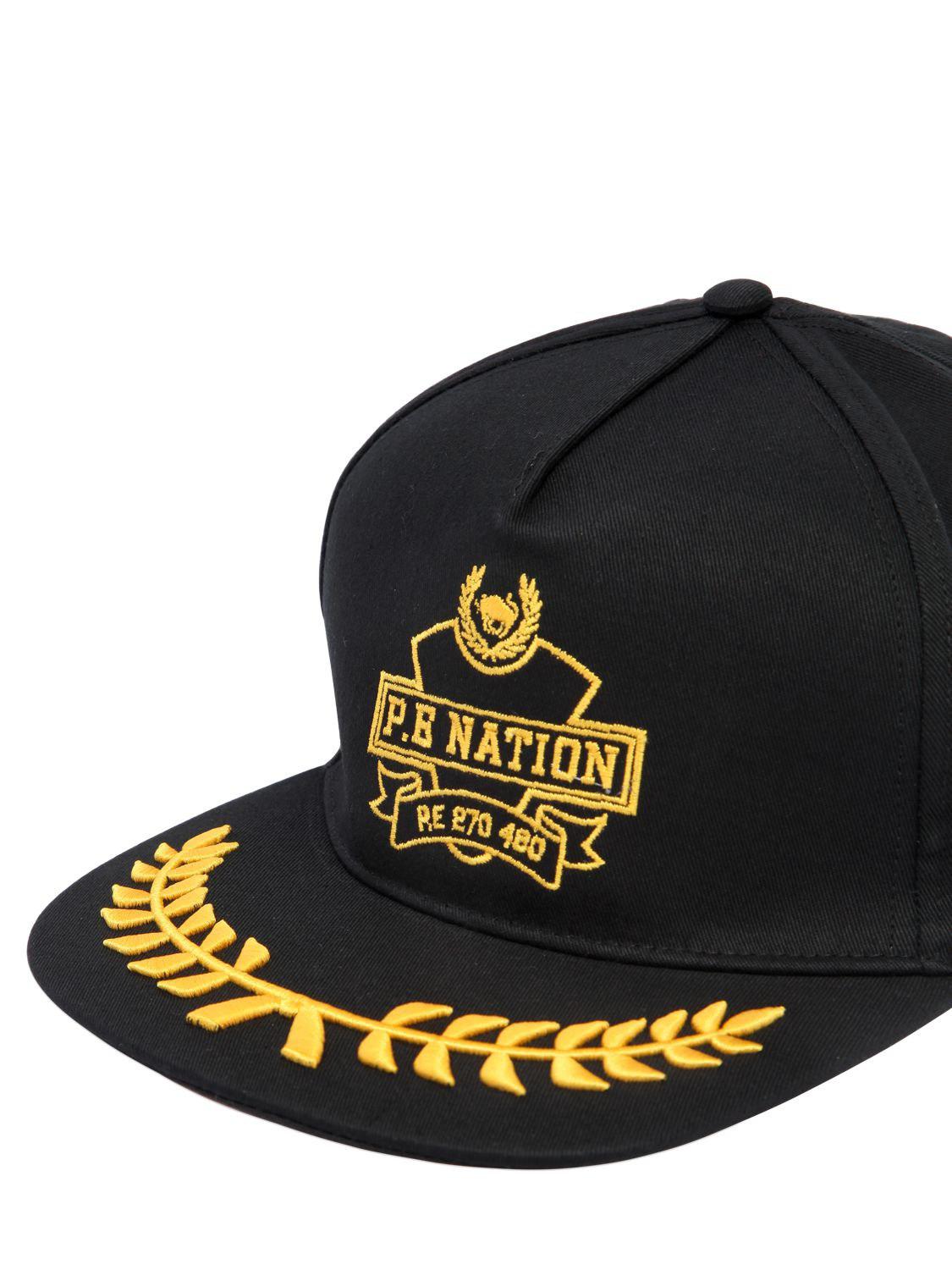 P E Nation Wild Pitch Cotton Baseball Hat In Black Lyst P E Nation Wild Pitch Cotton Baseball Hat In Black Lyst