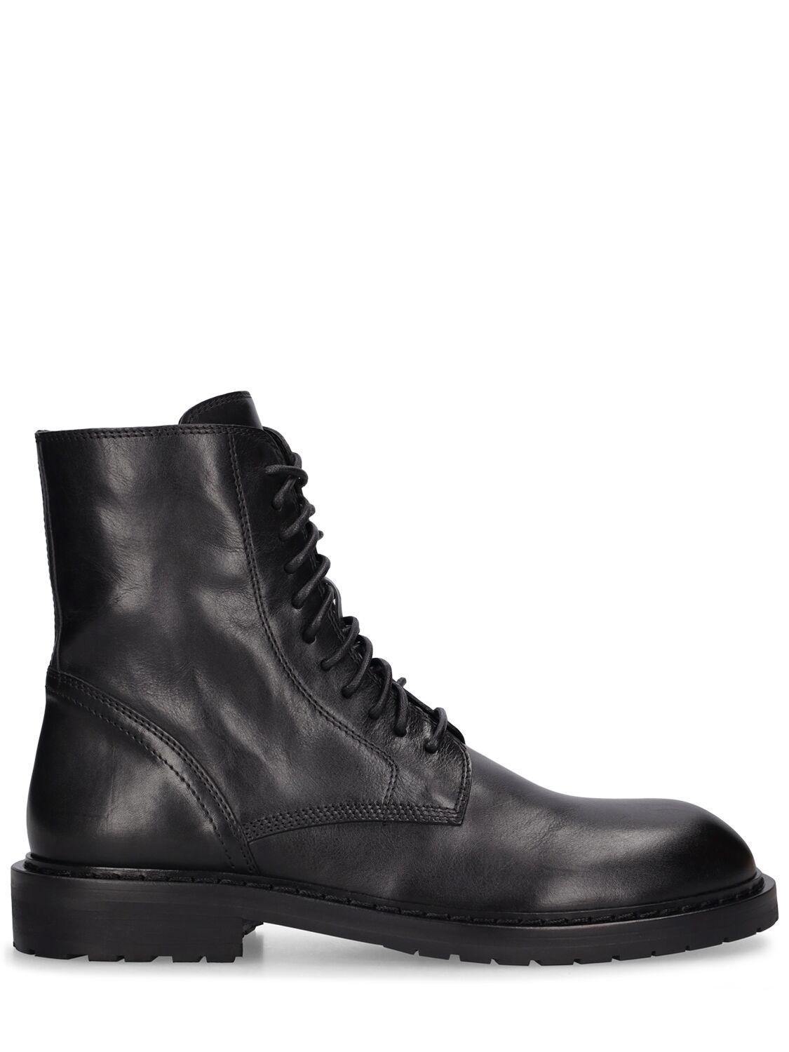 ANN DEMEULEMEESTER 厚底 ショートブーツ ブラック 35 ANN DEMEULEMEESTER 厚底 ショートブーツ ブラック 35