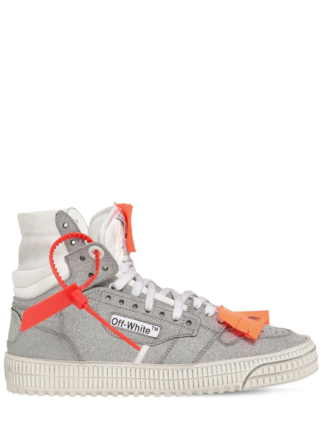 Sneakers "Off Court" In Pelle Glitter 20Mm di Off-White c/o Virgil Abloh in  Metallizzato | Lyst