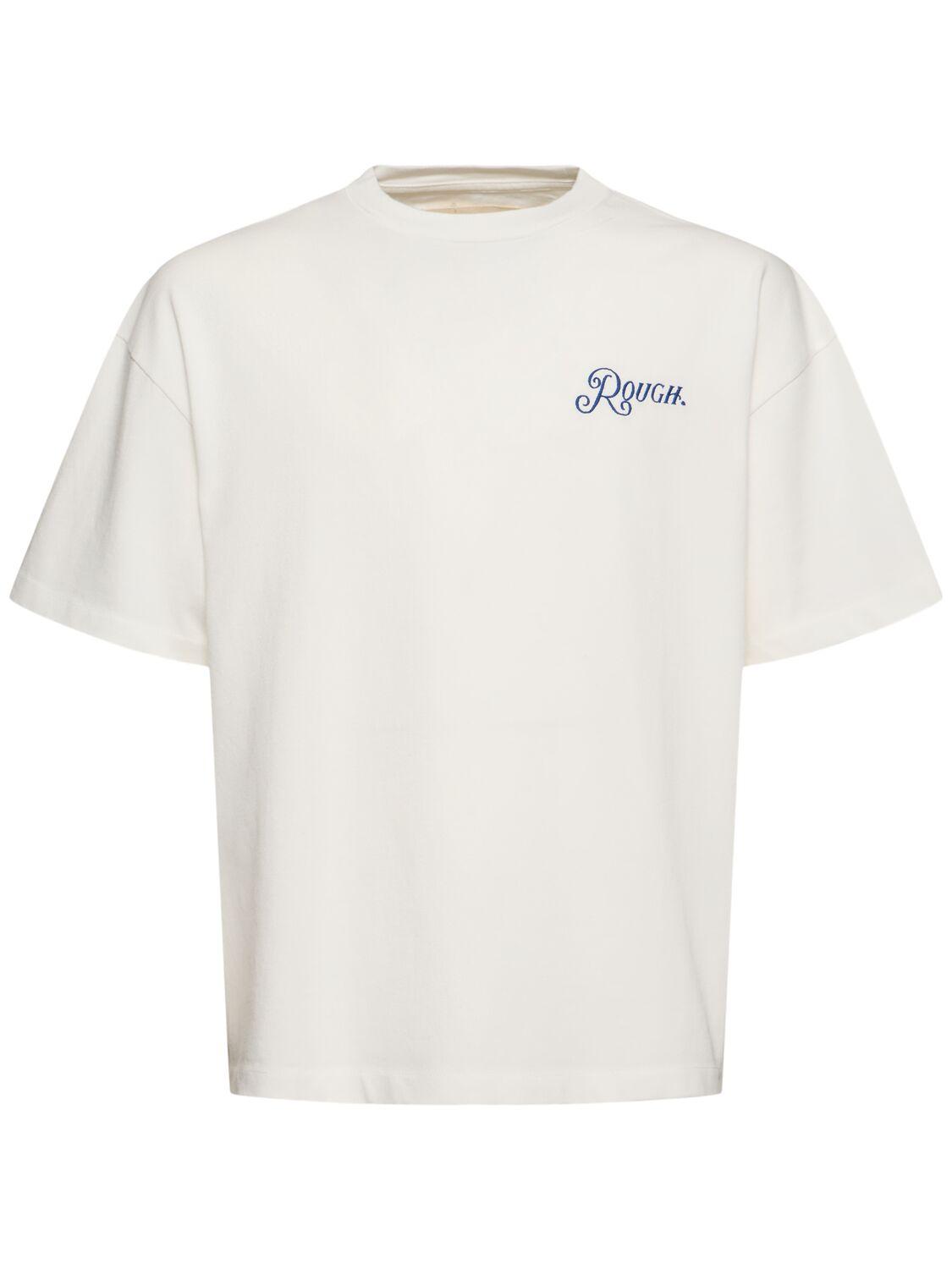 Palm Angels メンズ ブルー グレー ロゴプリント Tシャツ Tシャツ Palm Angels メンズ ブルー グレー ロゴプリント Tシャツ Tシャツ