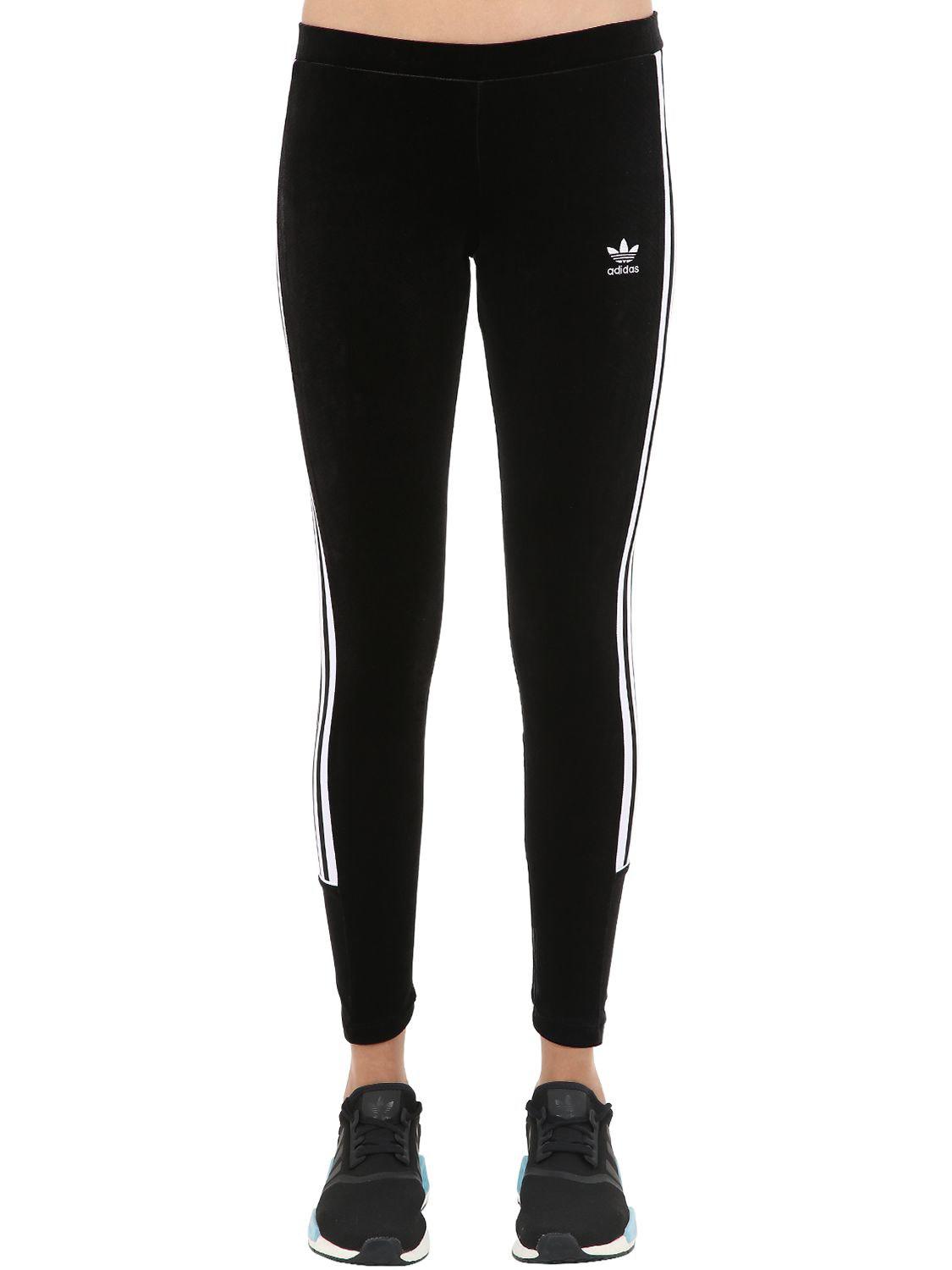 adidas velvet leggings
