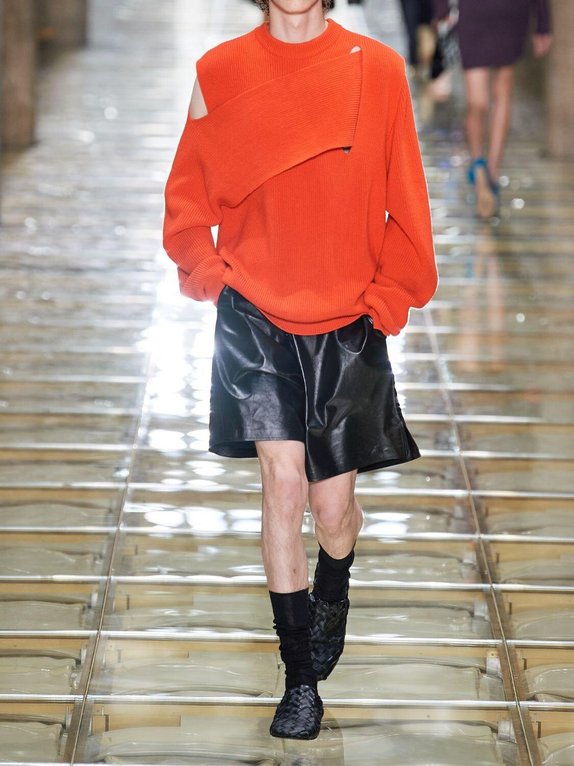 Bottega Veneta Shiny Leather Boxer 
