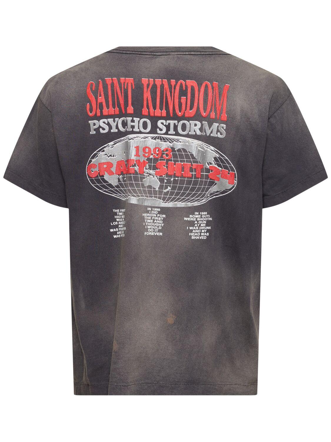 [Saint Mxxxxxx × LASTMAN] ST KINGDOM 半袖Tシャツ LASTMAN SAINT Mxxxxxx ST KINGDOM Short sleeve T-shirt _