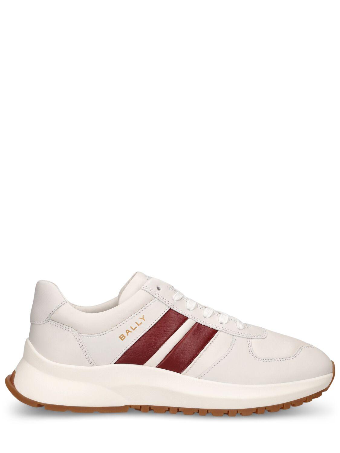 Pink bally sneakers cheap
