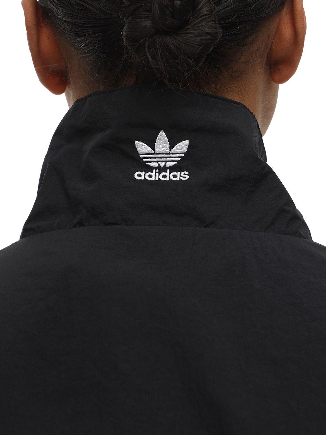 cropped adidas track jacket