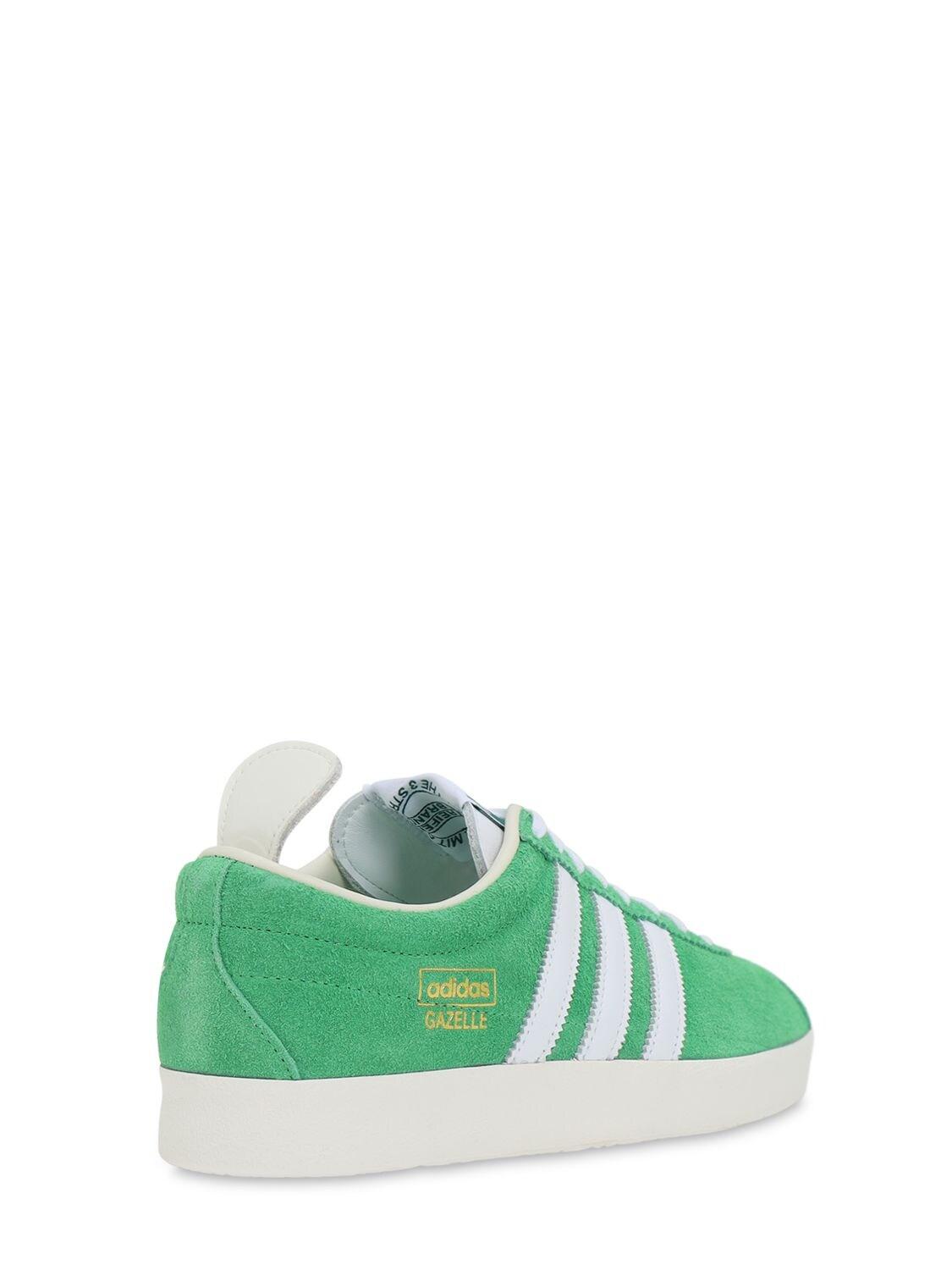 adidas Originals Lace Gazelle Vintage Trainers in Lime Green (Green) for  Men - Lyst