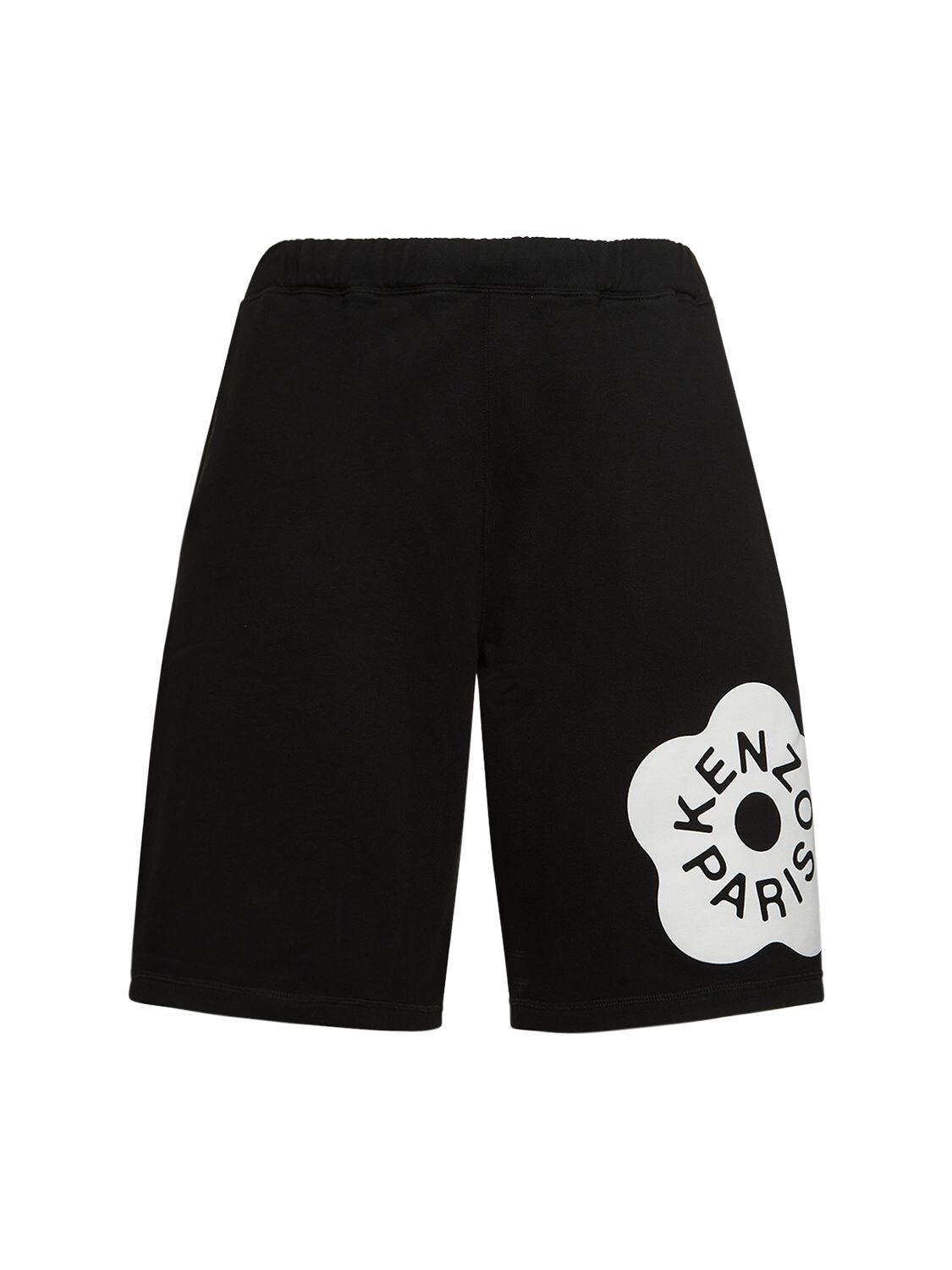Shorts deportivos de algodón Kenzo Paris de hombre de color Negro | Lyst