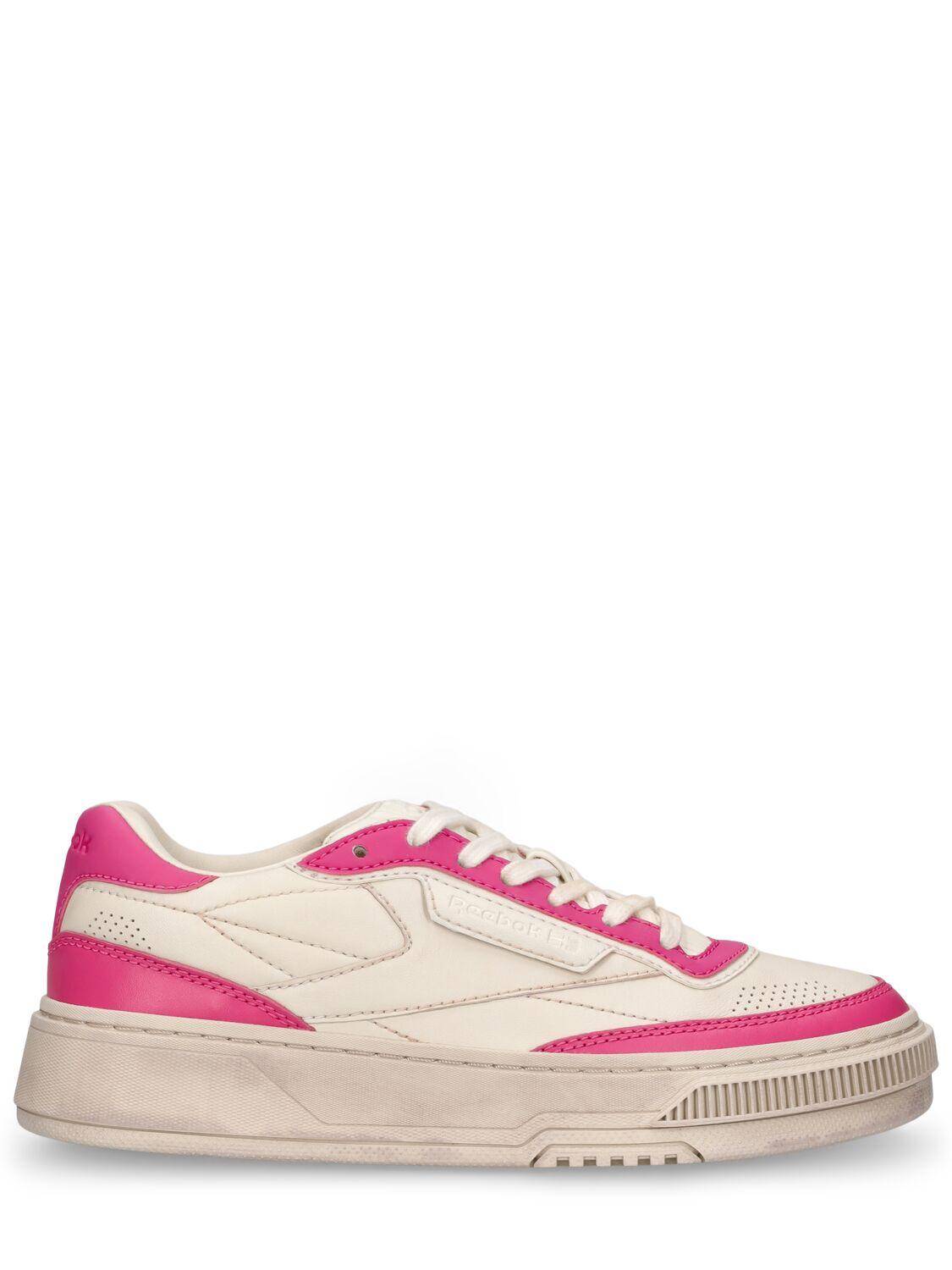 Reebok club c pink sale