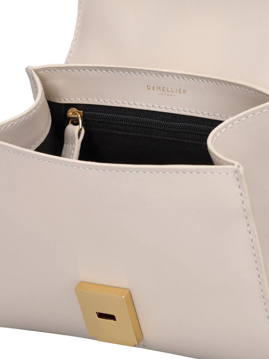 DeMellier Nano Montreal Smooth Leather Bag in White | Lyst