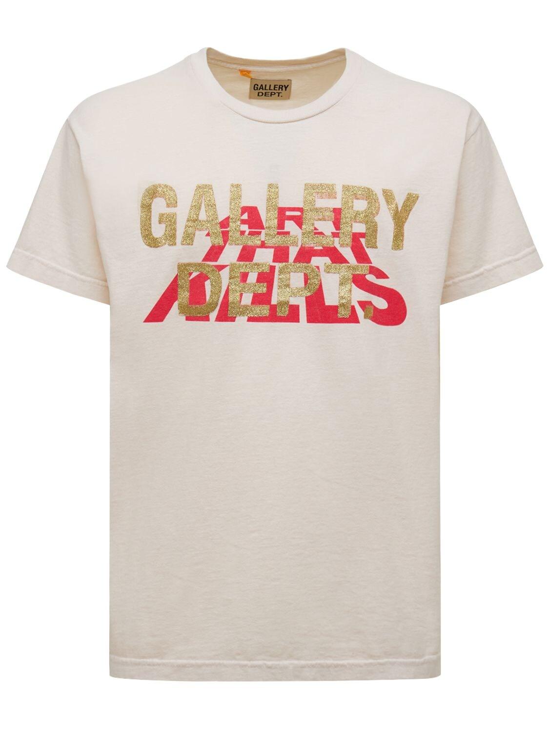 T-shirt À Logo Gd Stack Atk GALLERY DEPT. pour homme en coloris Blanc | Lyst