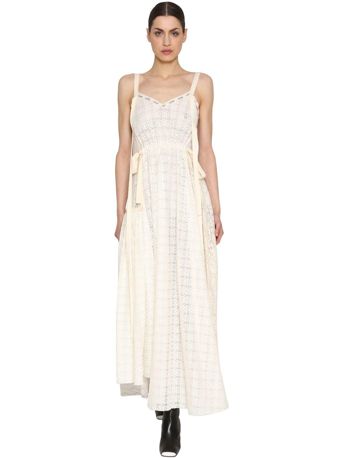 loewe white dress
