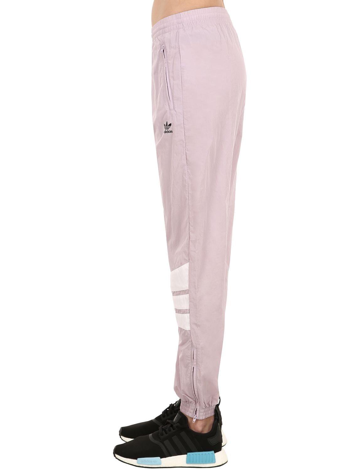 light purple adidas pants