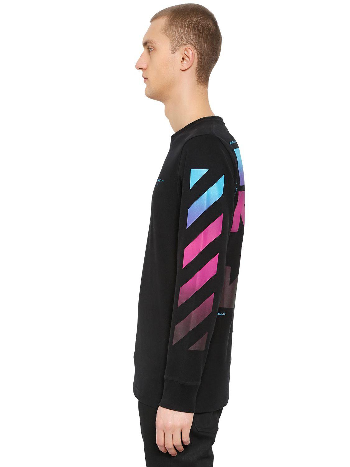 Off-White c/o Virgil Gradient Arrows Jersey T-shirt in Black for Lyst