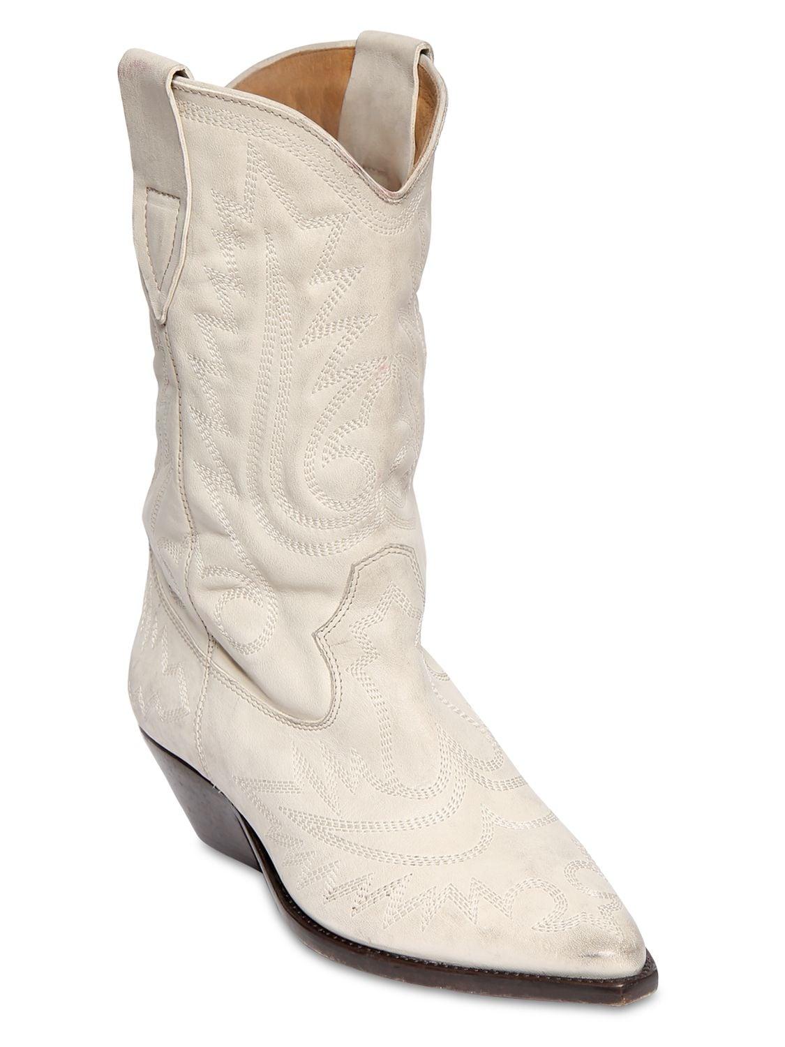 Boots blanches cheap isabel marant