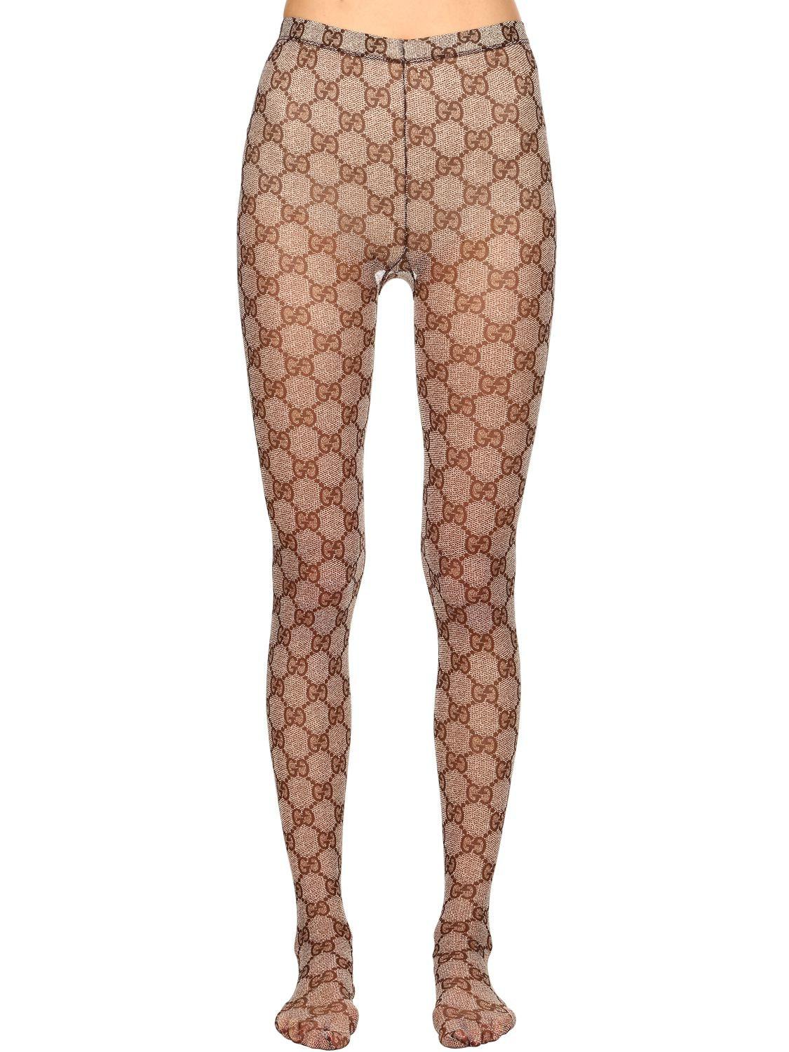 gucci leggings brown