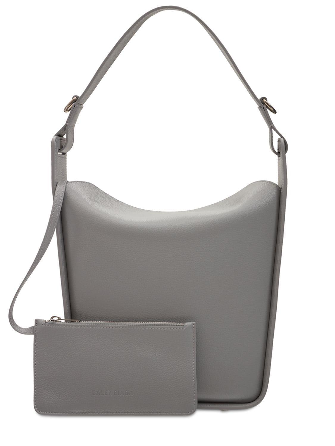 Balenciaga Small Tool 2.0 Leather Tote Bag in Grey (Grey) | Lyst Australia