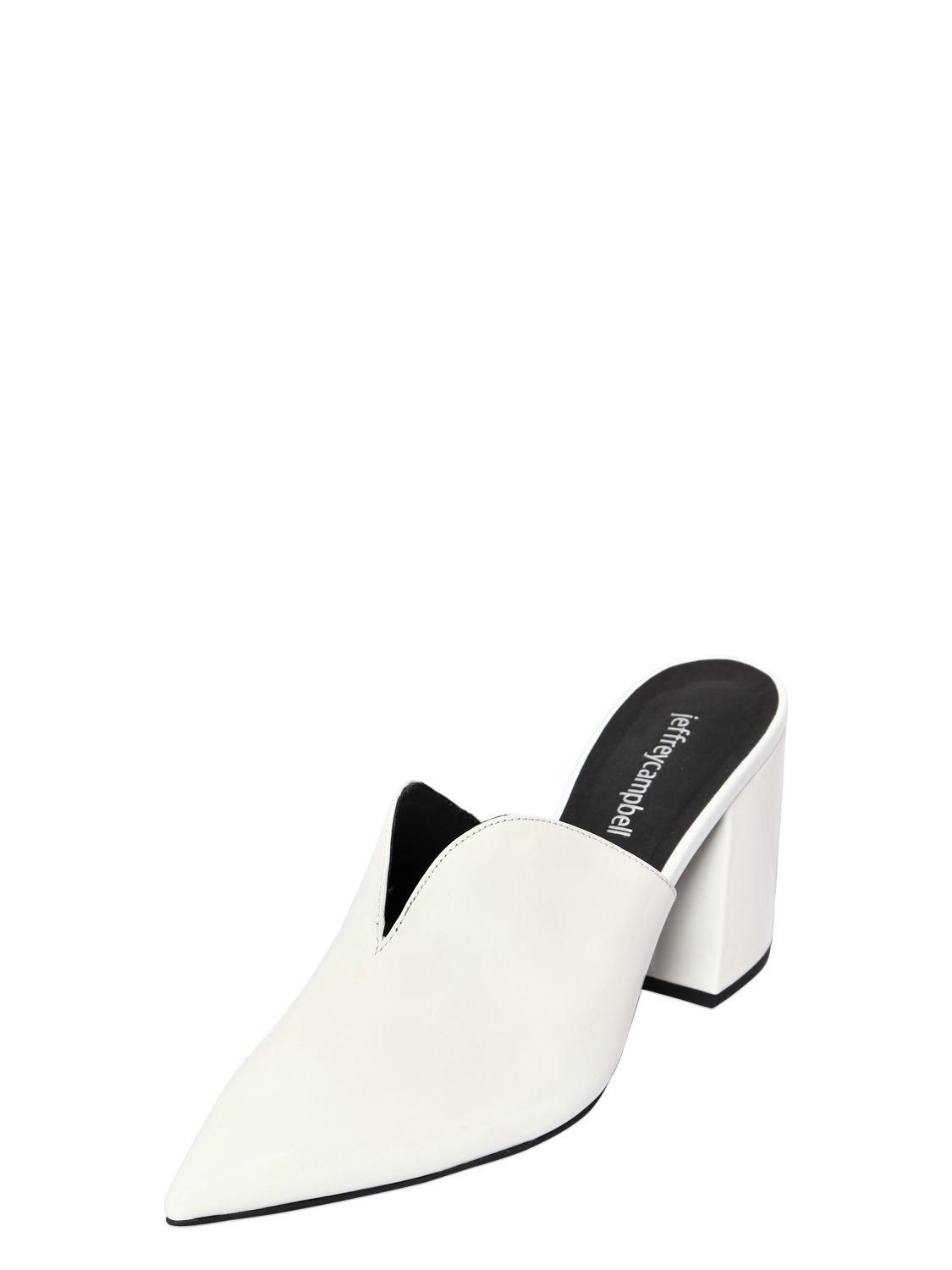 jeffrey campbell white mules