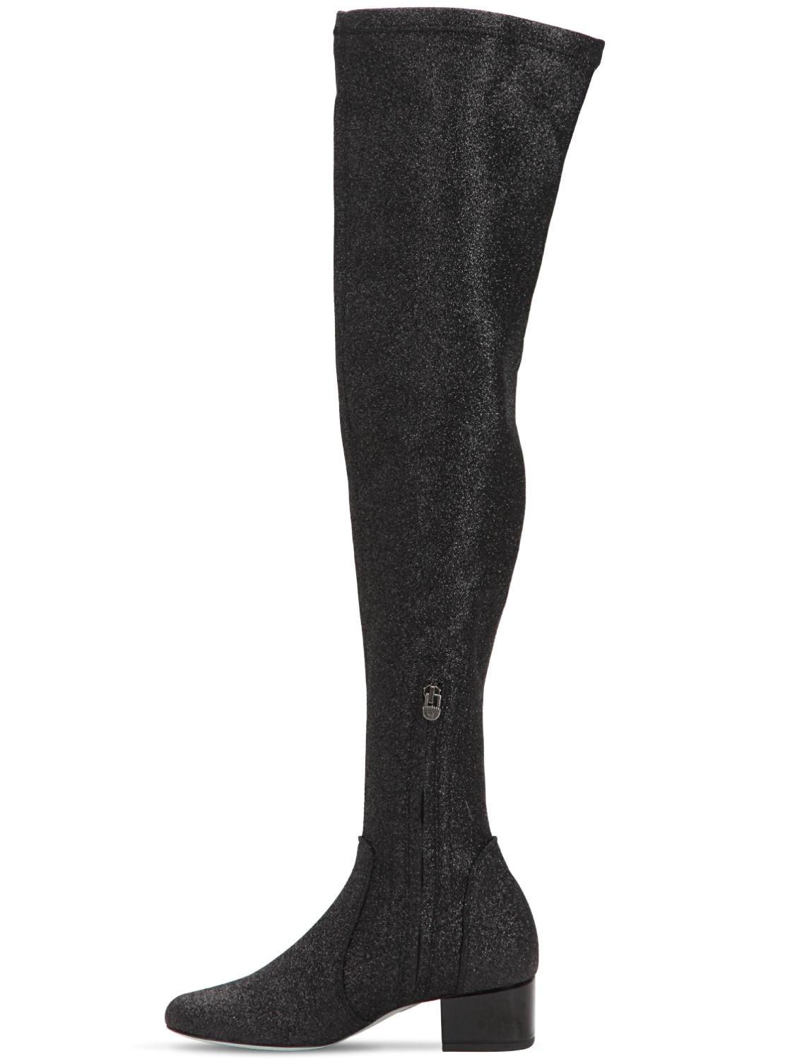 chiara ferragni over the knee boots