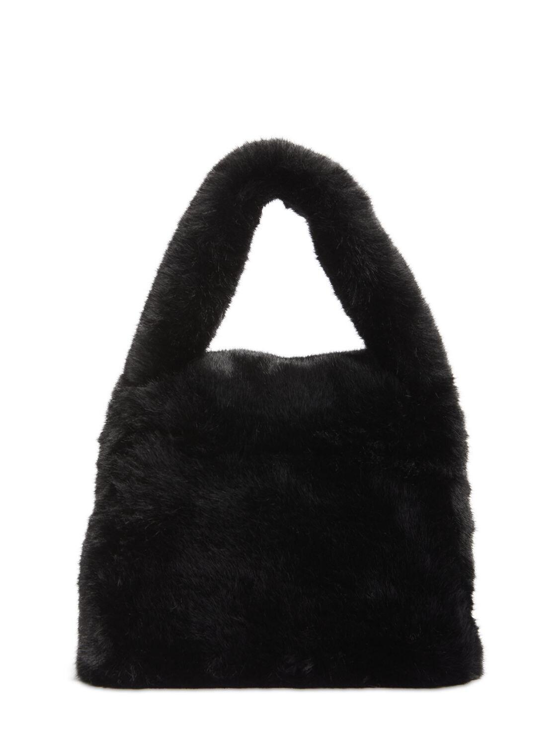 Blumarine Tote Bags - Cream Faux fur shoulder bag Diesel