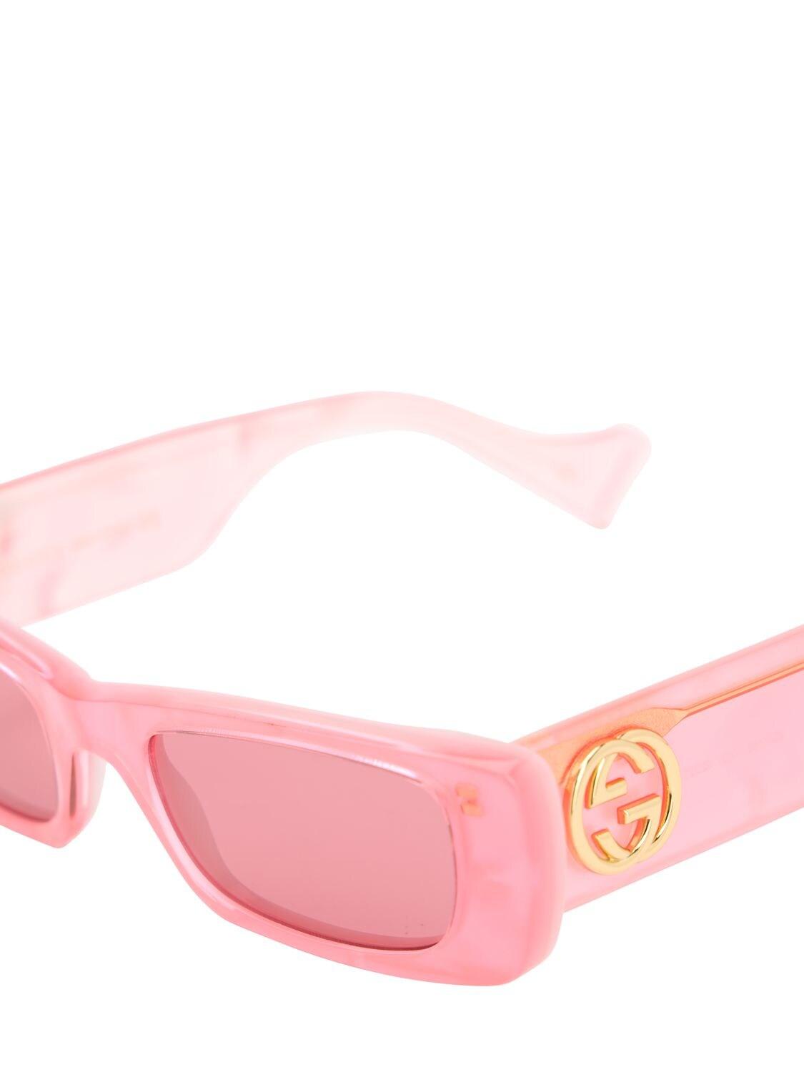 gucci neon pink sunglasses