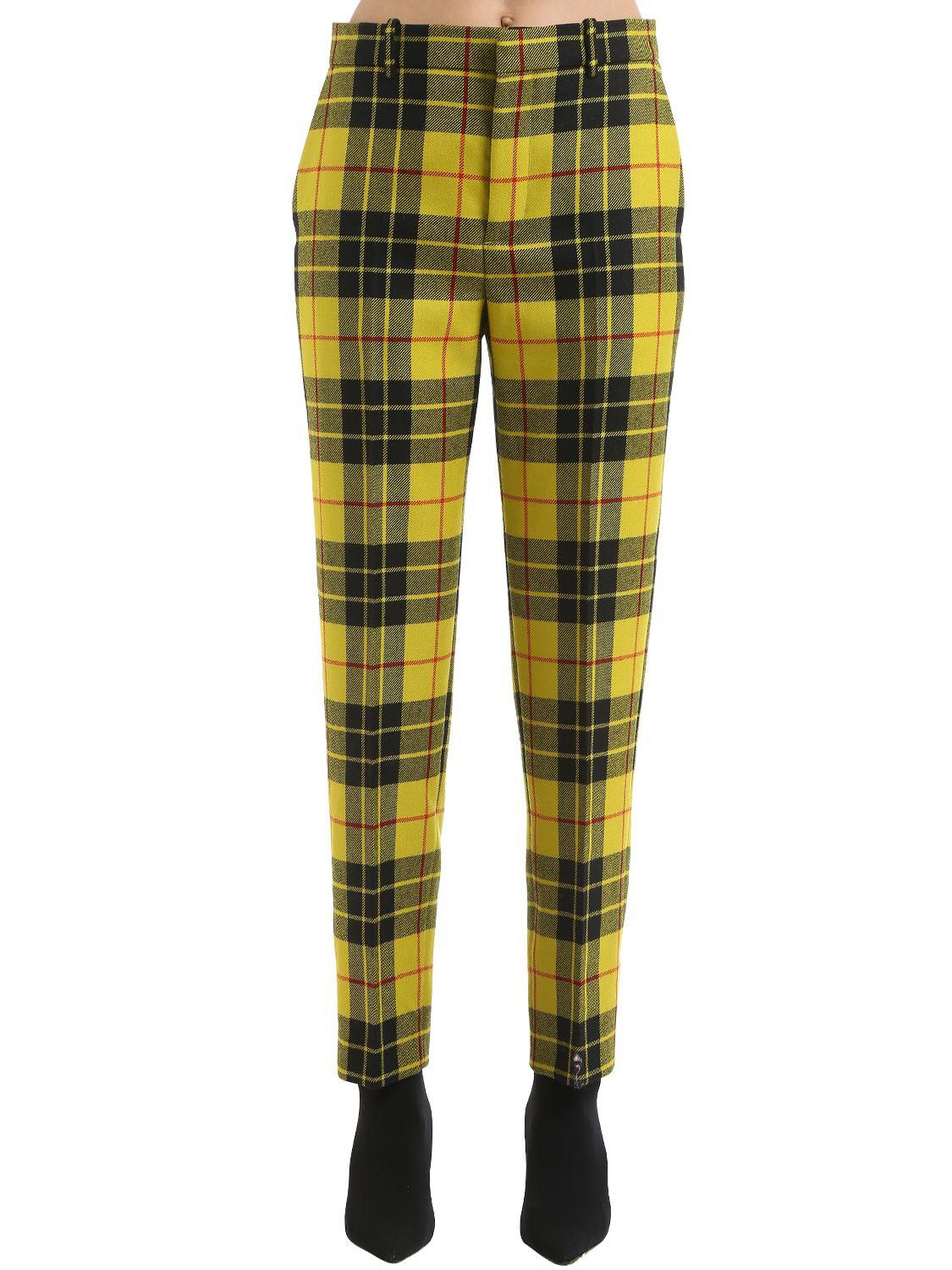 Balenciaga Casual Trouser in Yellow | Lyst