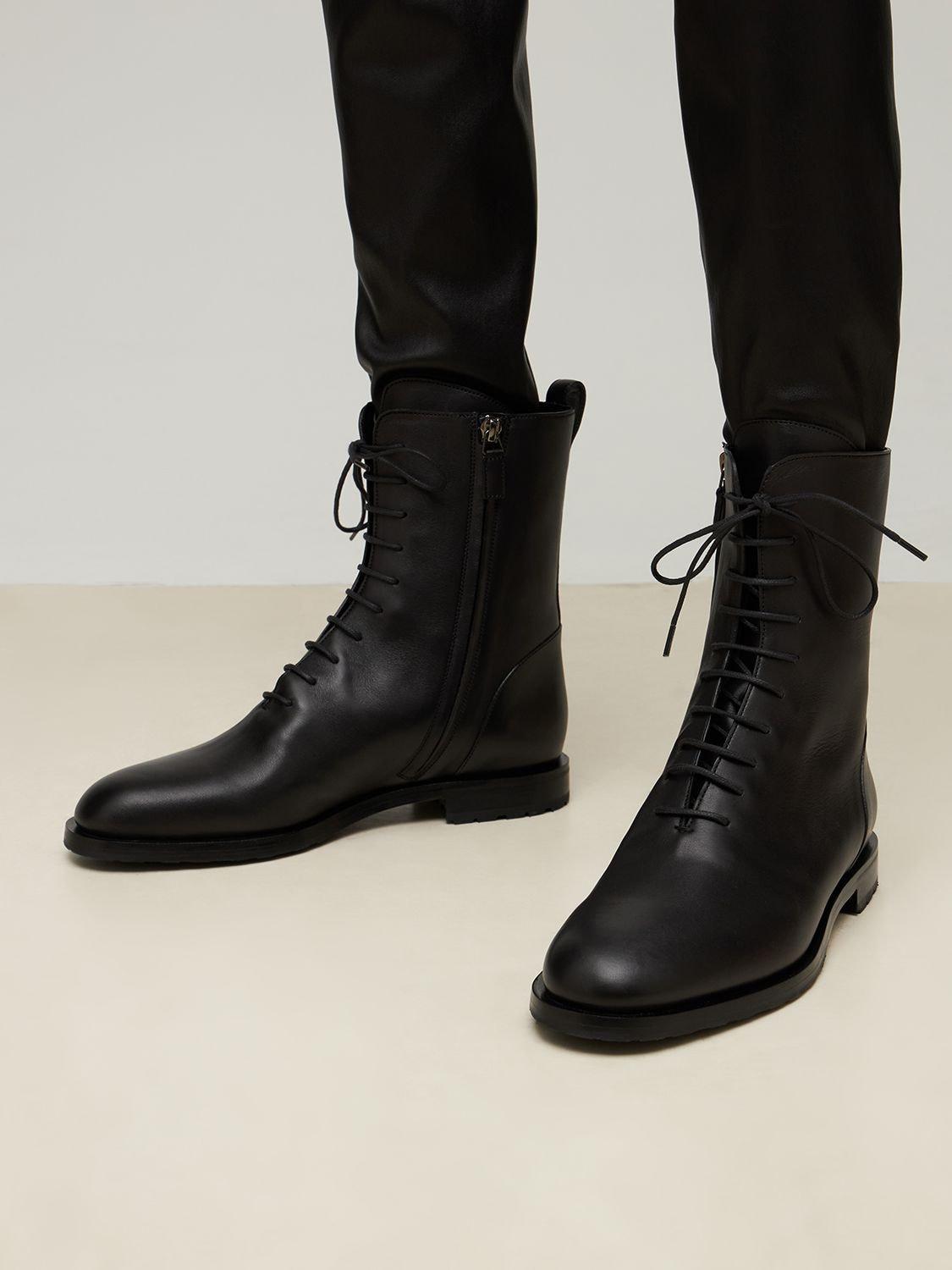 manolo blahnik combat boots