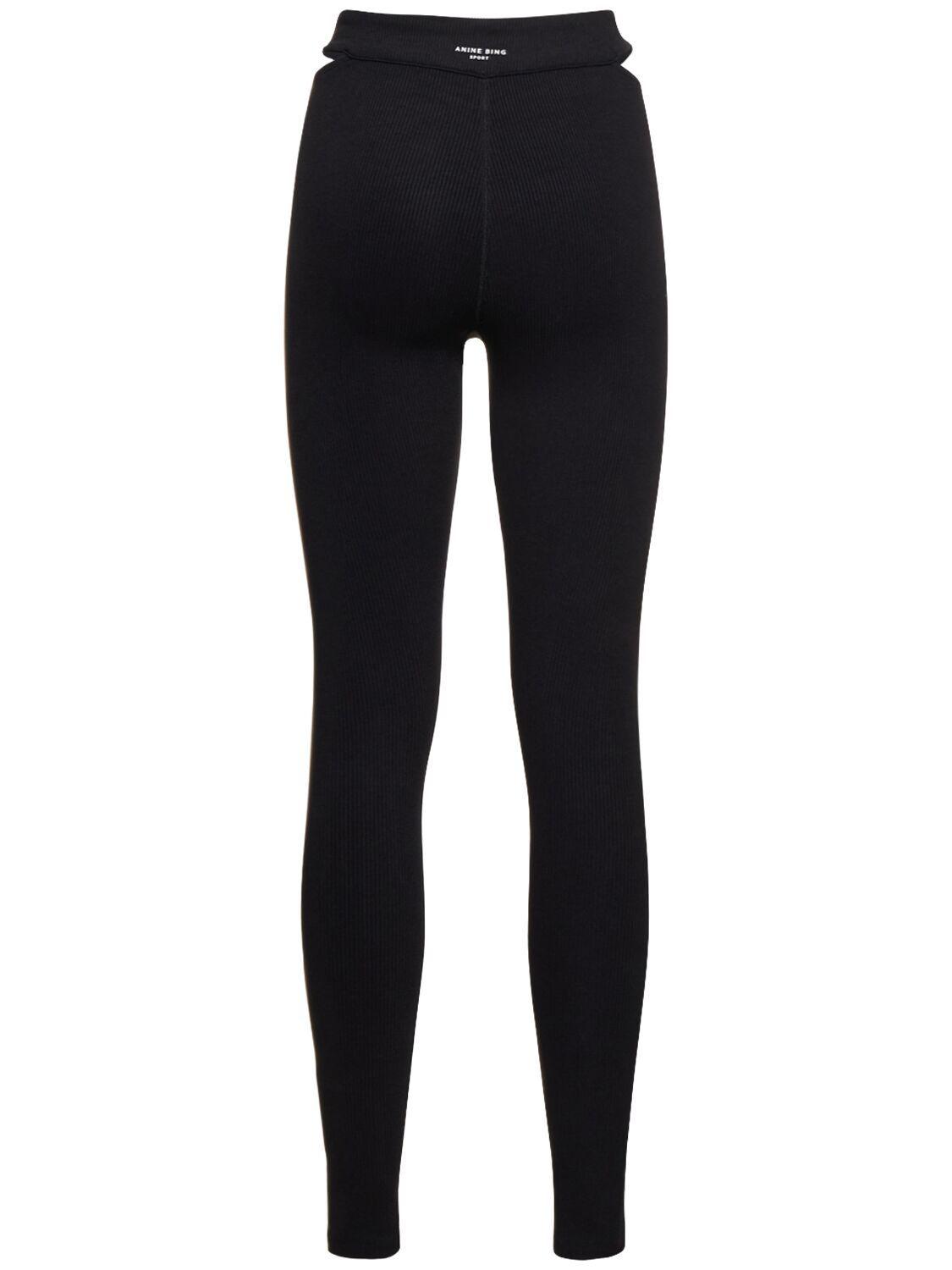 Anine Bing BLAKE LEGGING - Black | Garmentory